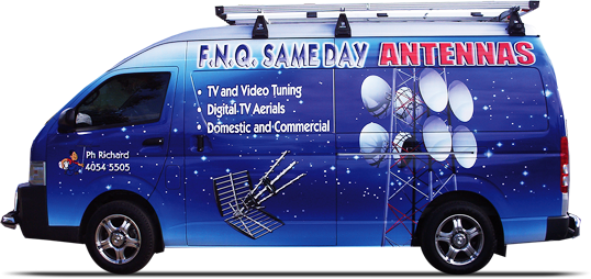 FNQ Same Day Antennas Van